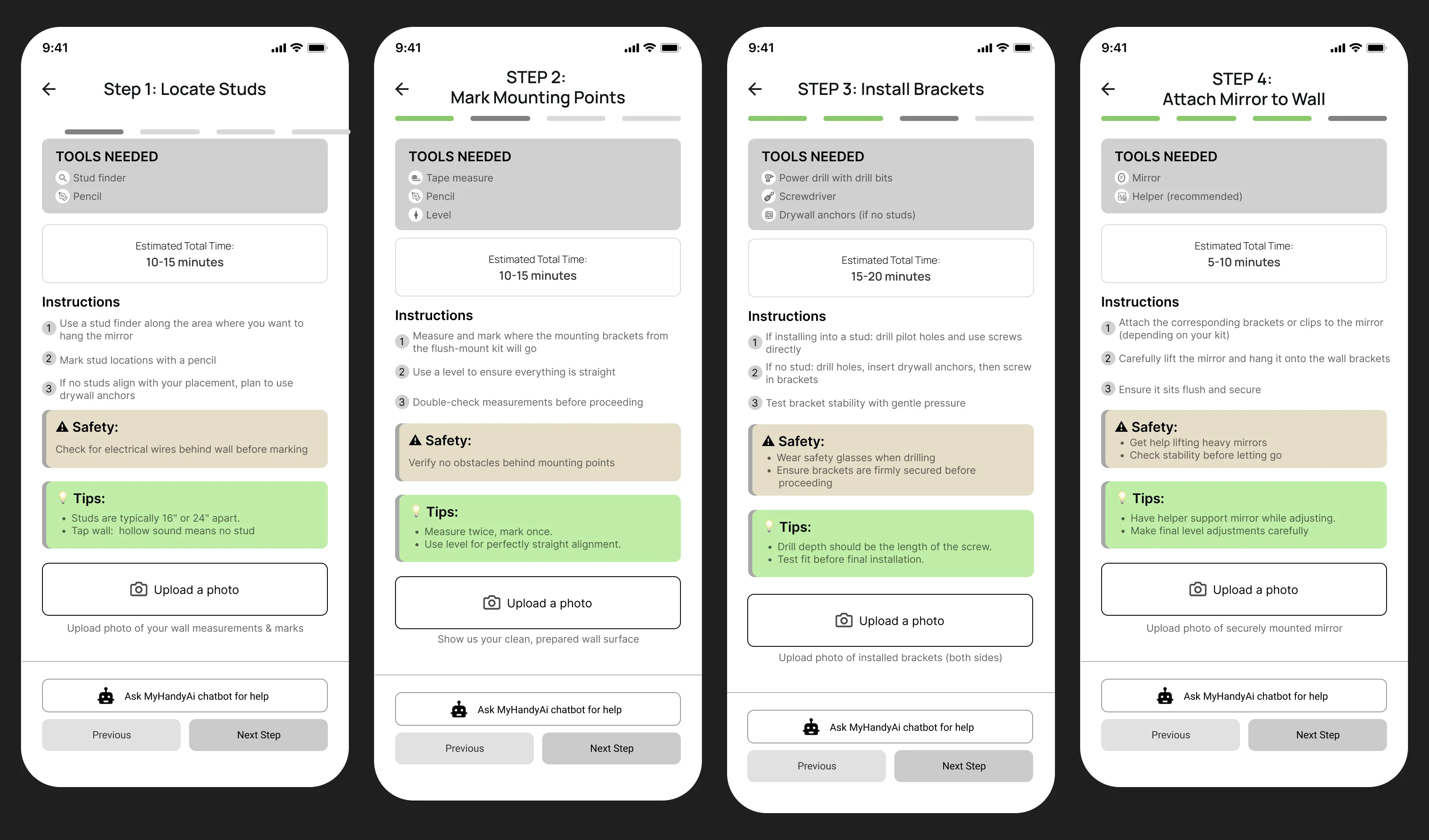 Low fidelity wireframe